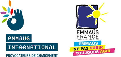 Logo emmaüs international et emmaüs France